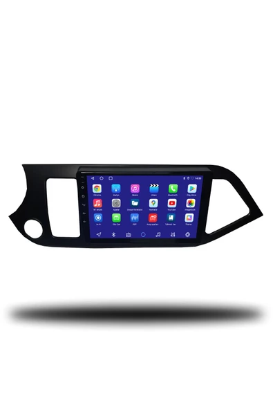 OSKODI Kia Picanto 2011-2016 Uyumlu Android Multimedya + CarPlay + 4GB RAM + 64GB Hafıza - Resim 2