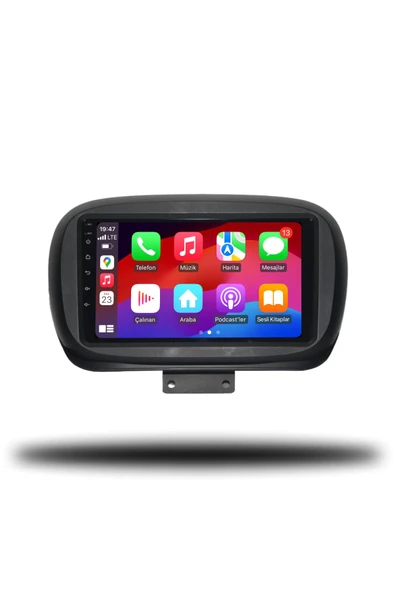 OSKODI Fiat 500X 2014-2022 Uyumlu Android Multimedya + CarPlay + 4GB RAM + 64GB Hafıza  Uyumlu - 3
