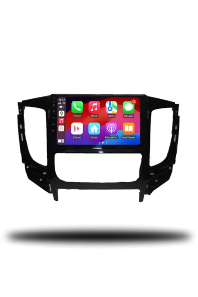 OSKODI Mitsubishi L200 2015-2022 Manuel Klima Uyumlu Android Multimedya Carplay 4gb Ram 64gb Hafıza - Resim 3