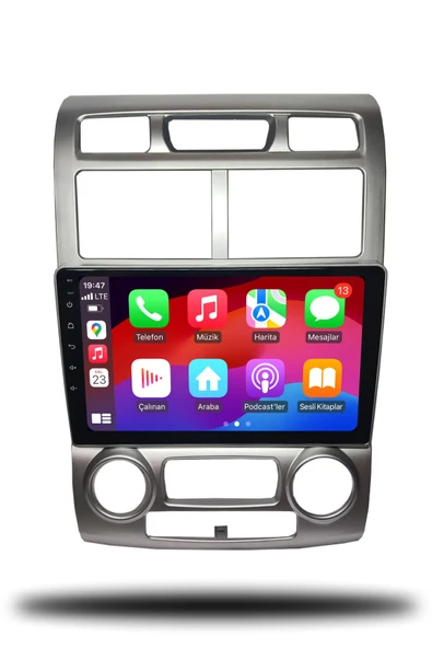 OSKODI Kia Sportage 2005-2010 Uyumlu Android Multimedya + CarPlay + 4GB RAM + 64GB Hafıza - Resim 3