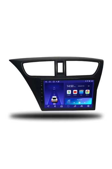 OSKODI Honda Civic HB Euro Uyumlu Android Multimedya + CarPlay + 2013-2017 4GB RAM + 64GB Hafıza ürün görseli 1