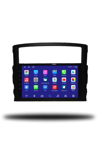 OSKODI Mitsubishi Pajero 2008-2014 Uyumlu Android Multimedya + CarPlay + 4GB RAM + 64GB Hafıza - 2