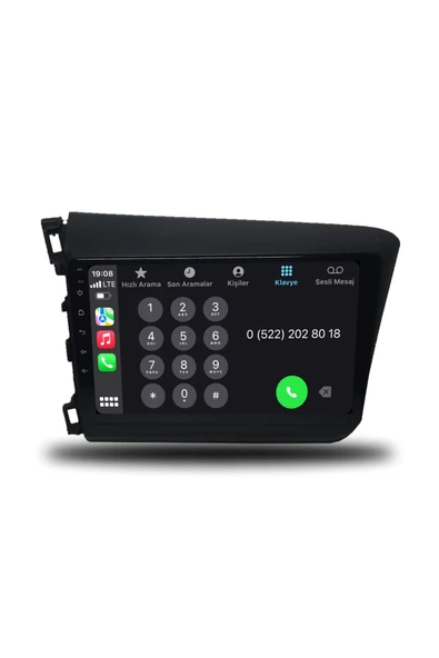 OSKODI Honda Civic FB7 Uyumlu Android Multimedya + CarPlay + 2012-2015 4GB RAM + 64GB Hafıza - Resim 4