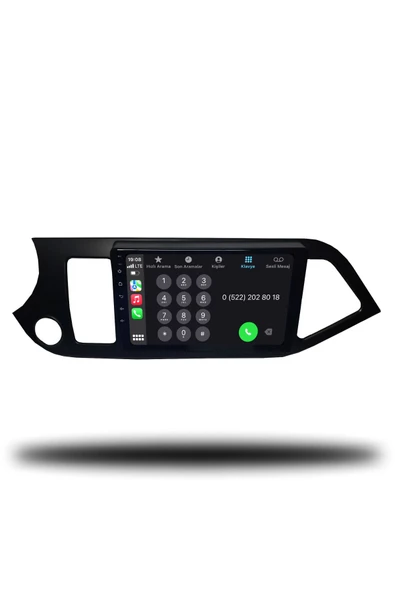 OSKODI Kia Picanto 2011-2016 Uyumlu Android Multimedya + CarPlay + 4GB RAM + 64GB Hafıza - Resim 4