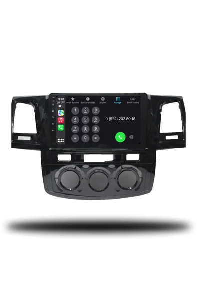 OSKODI Toyota Hilux 2005-2008 Manuel Klima Uyumlu Android Multimedya + CarPlay + 4GB RAM + 64GB Hafıza - Resim 4