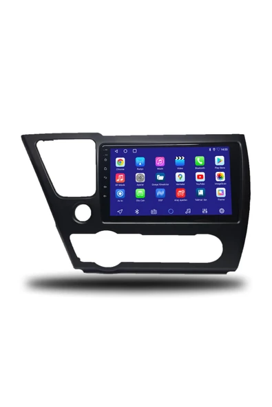 OSKODI Honda Civic Amerikan Uyumlu Android Multimedya + CarPlay + 2014-2015 4GB RAM + 64GB Hafıza - Resim 2