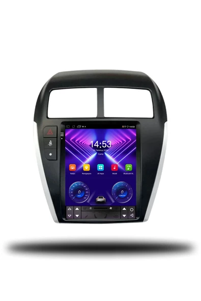 OSKODI Mitsubishi ASX Tesla 2010-2019 Uyumlu Android Multimedya + CarPlay + 4GB RAM + 64GB Hafıza - 1