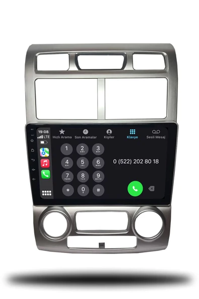 OSKODI Kia Sportage 2005-2010 Uyumlu Android Multimedya + CarPlay + 4GB RAM + 64GB Hafıza - Resim 4