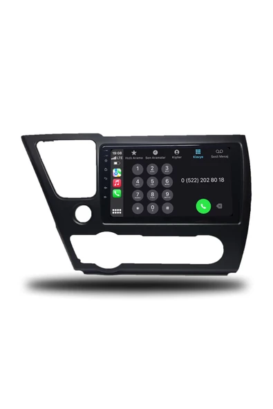 OSKODI Honda Civic Amerikan Uyumlu Android Multimedya + CarPlay + 2014-2015 4GB RAM + 64GB Hafıza - Resim 4