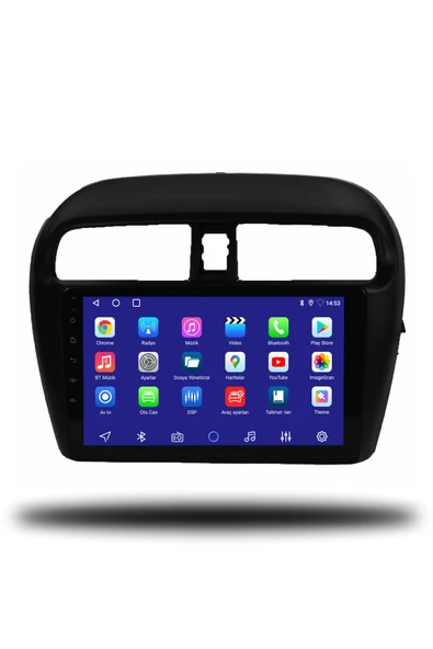 OSKODI Mitsubishi Space Star 2014-2022 Uyumlu Android Multimedya + CarPlay + 4GB RAM + 64GB Hafıza - Resim 2