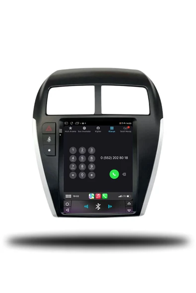 OSKODI Mitsubishi ASX Tesla 2010-2019 Uyumlu Android Multimedya + CarPlay + 4GB RAM + 64GB Hafıza - 4