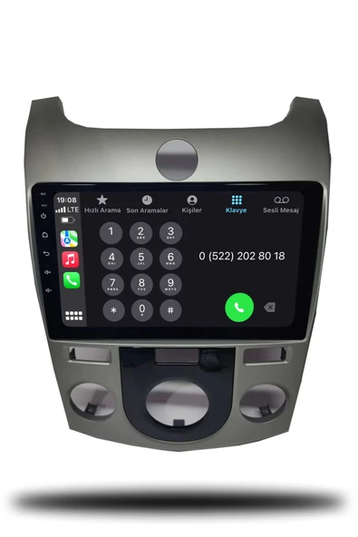 OSKODI Kia Cerato 2009-2012 Manuel Klima Uyumlu Android Multimedya + CarPlay + 4GB RAM + 64GB Hafıza - Resim 4