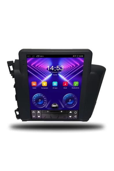 OSKODI Honda Civic FB7 Tesla 2012-2015 Uyumlu Android Multimedya + CarPlay + 4GB RAM + 64GB Hafıza ürün görseli
