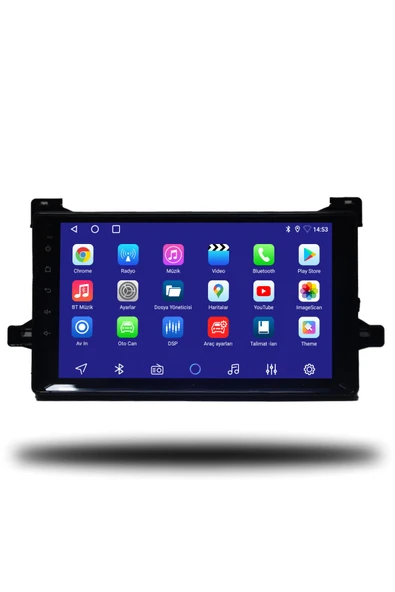 OSKODI Toyota Prius 2010-2016 Uyumlu Android Multimedya + CarPlay + 4GB RAM + 64GB Hafıza - Resim 2