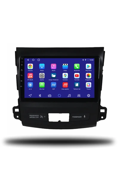 OSKODI Mitsubishi Outlander 2008-2012 Uyumlu Android Multimedya + CarPlay + 4GB RAM + 64GB Hafıza - 2