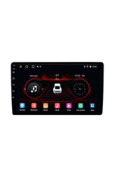 SNOOPER S320 9 İNÇ 4GB RAM + 64GB HAFIZALI ANDROİD TABLET OTO MULTİMEDYA KABLOSUZ CARPLAY QLED EKRAN - Resim 4