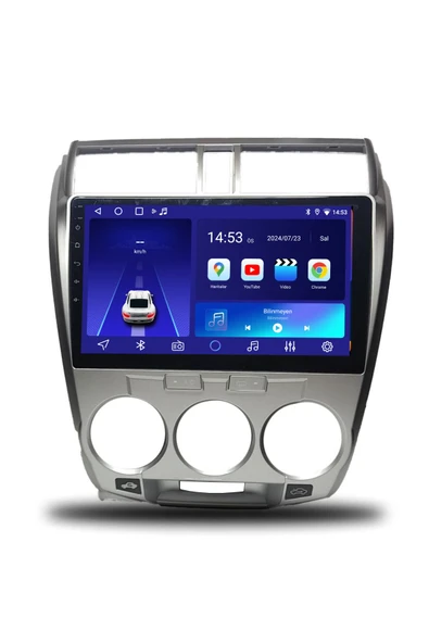 OSKODI Honda City 2009-2012 Manuel Klima Uyumlu Android Multimedya + CarPlay + 4GB RAM + 64GB Hafıza ürün görseli