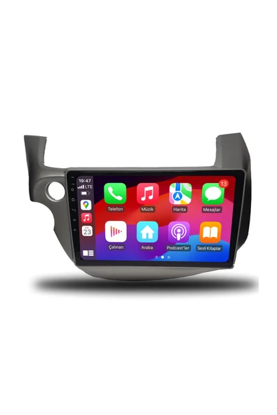 OSKODI Honda Jazz 2009-2012 Uyumlu Android Multimedya + CarPlay + 4GB RAM + 64GB Hafıza - Resim 3