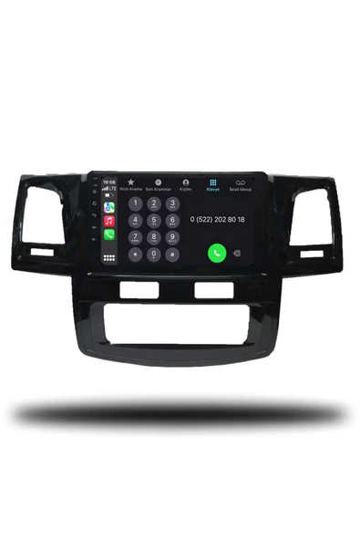 OSKODI Toyota Hilux 2005-2008 Dijital Klima Uyumlu Android Multimedya + CarPlay + 4GB RAM + 64GB Hafıza - Resim 4