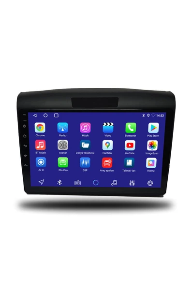 OSKODI Honda CRV 2013-2018 9 inç Uyumlu Android Multimedya + CarPlay + 4GB RAM + 64GB Hafıza - Resim 2
