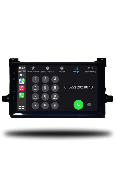 OSKODI Toyota Prius 2010-2016 Uyumlu Android Multimedya + CarPlay + 4GB RAM + 64GB Hafıza - Resim 4