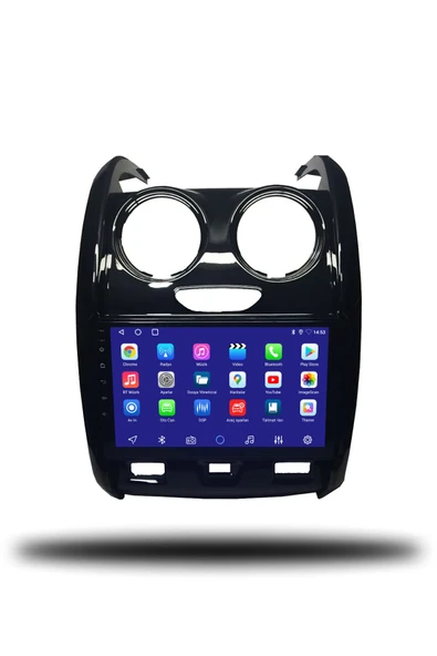 OSKODI Dacia Lodgy 2012-2022 Uyumlu Android Multimedya + CarPlay + 4GB RAM + 64GB Hafıza - Resim 2