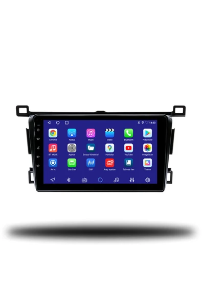 OSKODI Rav4 2013-2018 Uyumlu Android Multimedya   CarPlay + 4GB RAM + 64GB Hafıza - 2