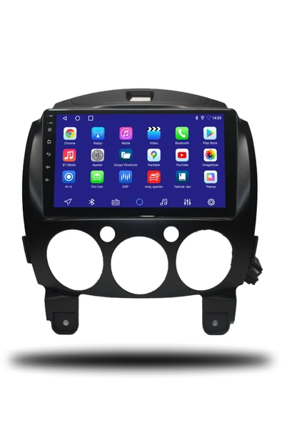 OSKODI Mazda 2 2009-2013 Uyumlu Android Multimedya + CarPlay + 4GB RAM + 64GB Hafıza - Resim 2