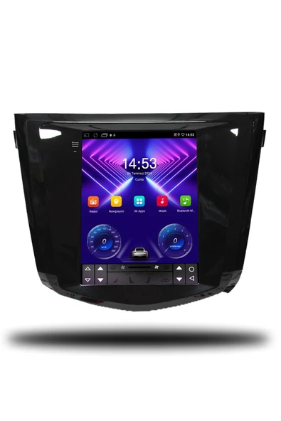 OSKODI Nissan Qashqai Tesla 2014-2021 Uyumlu Android Multimedya + CarPlay + 4GB RAM + 64GB Hafıza ürün görseli