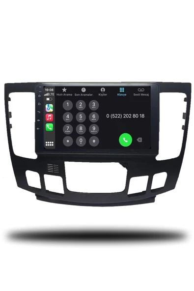 OSKODI Hyundai Sonata 2009-2012 Uyumlu Android Multimedya Dijital Klima + CarPlay + 4GB RAM + 64GB Hafıza - Resim 4