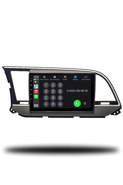 OSKODI Hyundai Elantra 2015-2018 Uyumlu Android Multimedya + CarPlay + 4GB RAM + 64GB Hafıza - 4