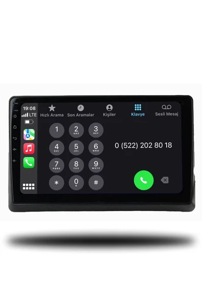 OSKODI Renault Master 2020-2022 Uyumlu Android Multimedya Carplay 4gb Ram 64gb Hafıza - Resim 4