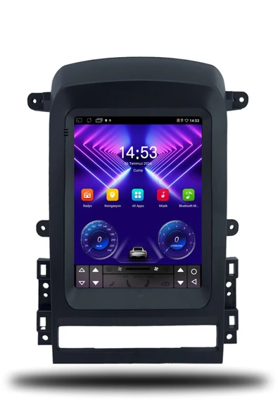 OSKODI Chevrolet Captiva Tesla 2007-2011 Uyumlu Andorid Multimedya + CarPlay + 4GB RAM + 64GB Hafıza ürün görseli