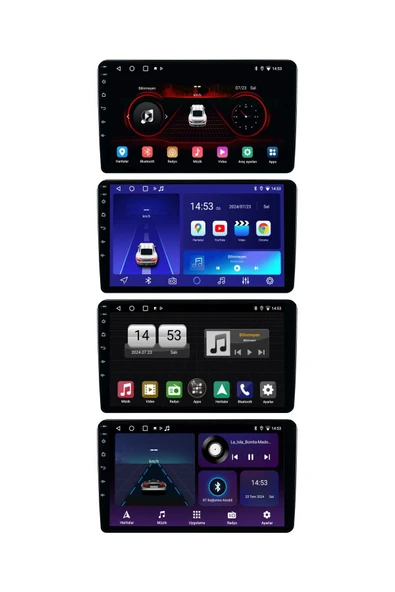 OSKODI Ssangyong Actyon 2006-2012 Uyumlu Android Multimedya + CarPlay + 4GB RAM + 64GB Hafıza - 8