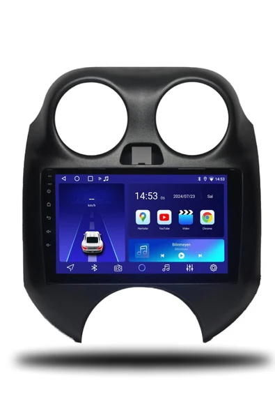 OSKODI Nissan Micra 2011-2013 Uyumlu Android Multimedya + CarPlay + 4GB RAM + 64GB Hafıza ürün görseli 1