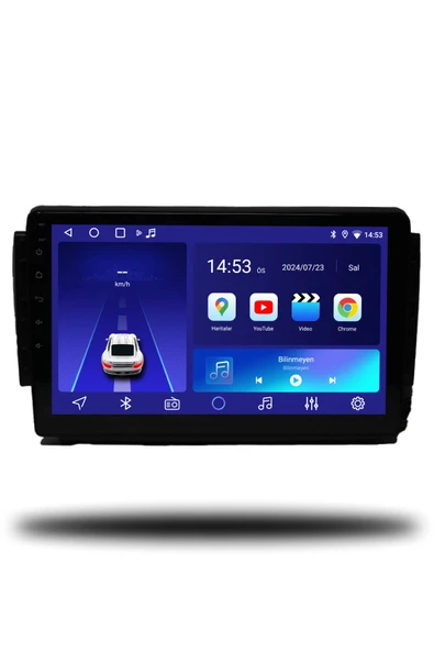 OSKODI Peugeot 208 2012-2020 Uyumlu Android Multimedya + CarPlay + 4gb RAM + 64gb Hafıza ürün görseli 1