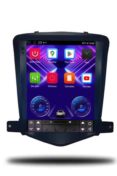 OSKODI Chevrolet Cruze Tesla 2007-2012 Uyumlu Andorid Multimedya + CarPlay + 4GB RAM + 64GB Hafıza - Resim 2