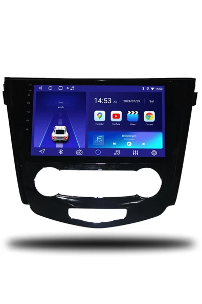 OSKODI Nissan X-Trail 2014-2021 Manuel Klima Uyumlu Android Multimedya + CarPlay + 4GB RAM + 64GB Hafıza ürün görseli