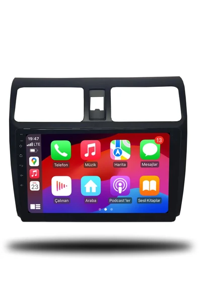 OSKODI Suzuki Swift 2006-2011 Uyumlu Android Multimedya Carplay 4gb Ram 64gb Hafıza - 3