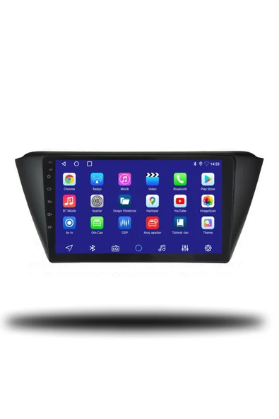 OSKODI Skoda Fabia 2015-2020 Uyumlu Android Multimedya + CarPlay + 4gb RAM + 64gb Hafıza - Resim 2