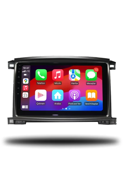 OSKODI Land Cruiser 2003-2007 Uyumlu Android Multimedya + Carplay + 4gb Ram + 64gb Hafıza - 3