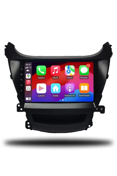 OSKODI Hyundai Elantra 2014 Uyumlu Android Multimedya + CarPlay + 4GB RAM + 64GB Hafıza - Resim 3