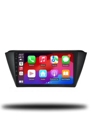 OSKODI Skoda Fabia 2015-2020 Uyumlu Android Multimedya + CarPlay + 4gb RAM + 64gb Hafıza - Resim 3