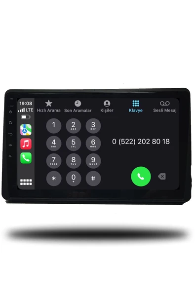 OSKODI Dacia Duster 2018-2022 Uyumlu Android Multimedya + CarPlay + 4GB RAM + 64GB Hafıza - Resim 4
