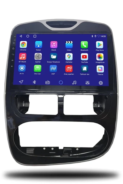 OSKODI Renault Clio 4 2013-2015 Uyumlu Android Multimedya Carplay 4gb Ram 64gb Hafıza - Resim 2