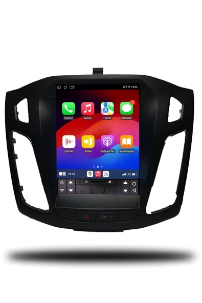 OSKODI Ford Focus 3-4 Tesla 2012-2017 Uyumlu Android Multimedya + CarPlay + 4GB RAM + 64GB Hafıza - Resim 3