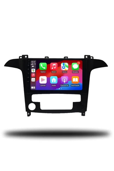 OSKODI Ford S-Max 2006-2014 Uyumlu Android Multimedya + CarPlay + Dijital Klima 4GB RAM + 64GB Hafıza - Resim 3