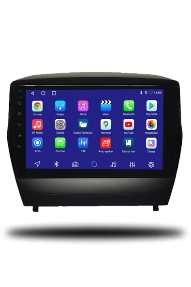 OSKODI Hyundai ix35 2010-2015 Uyumlu Android Multimedya + CarPlay + 4GB RAM + 64GB Hafıza - 2