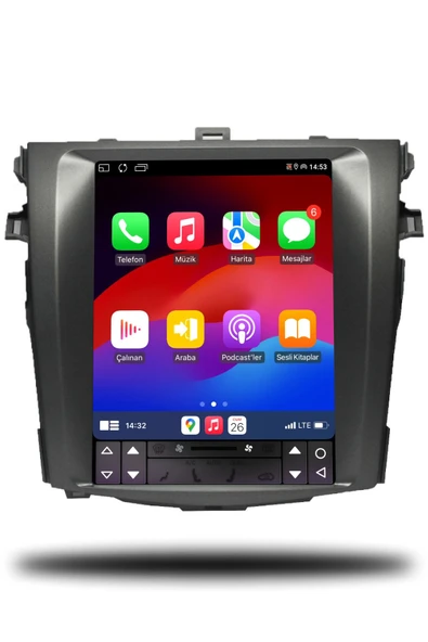 OSKODI Honda Accord Tesla Uyumlu Android Multimedya + CarPlay + 4GB RAM + 64GB Hafıza - 3