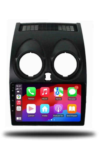 OSKODI Nissan Qashqai 2007-2013 Uyumlu Android Multimedya + CarPlay + 4gb RAM + 64gb Hafıza - Resim 2